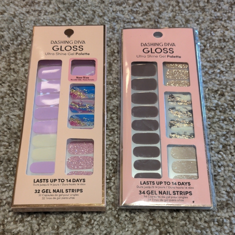 New! Dashing Diva Gloss Ultra Shine Gel Palette Bundle